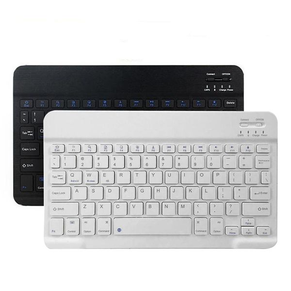 10 дюймовый тонкий Портативный мини беспроводная клавиатура Bluetooth для планшет смартфон ноутбук планшет универсальный беспроводной клавиатуры