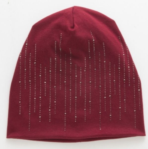 

2020 women new fashion autumn and winter couples headgear knitted double cashmere drilling warm casual hat wholesale, Blue;gray