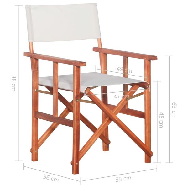 

director's chair acacia solid wood garden sets
