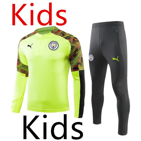 

2018 19soccer club real madrid ronaldo rome ajax marseille children's football training sportswear clothes jogging barcelona messi sao, Black
