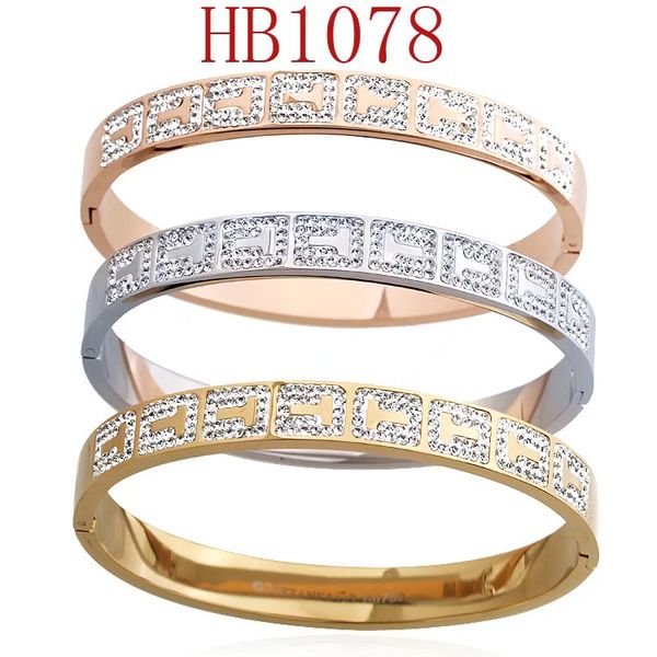 

tlffany designer bracelet jewelry for women bracelet stainless steel designer bangle for ladies t letters with dimonds drop shipping, Golden;silver