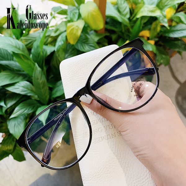 

retro anti-blu-ray glasses frame new tr90 round computer spectacle eyewears flat lens anti-blue light eyeglasses frames, Black