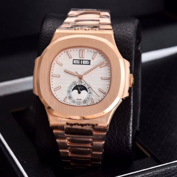 

41mm with day and date 5711 men 039 port watche mechanical wri t watche luxury tran parent tructure de ign tainle teel brand wri