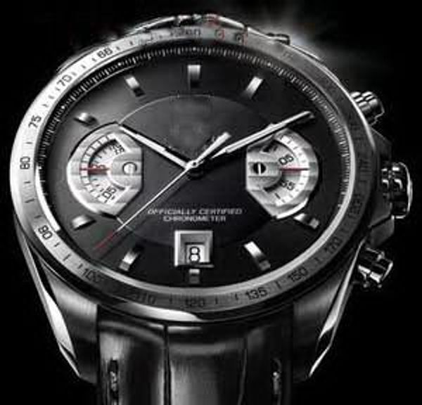 

men heuer watch stainless steel automatic movment watches men's mechanical watches man fashion sports wristwatches, Slivery;brown