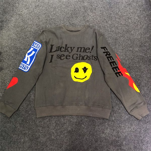 

west crewneck collection men sweatshirts hoodie 2019 new fashion casual streetwear sweatshirt pullover, Black