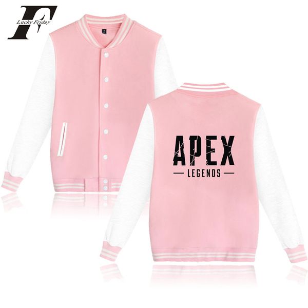 

apex legends print baseball jacket bomber jacket men 2019 cotton long sleeve streetwear winter mens jackets, Black;brown