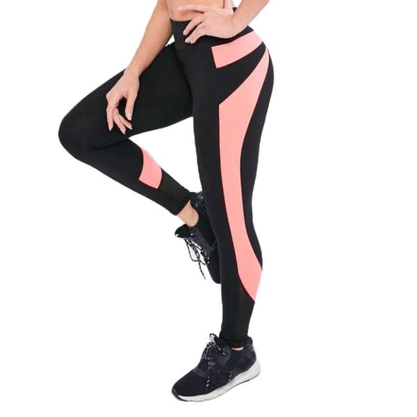 

high waist seamless leggings women fashion printed high-waist hip stretch running fitness yoga pants spodnie damskie#35, White;red