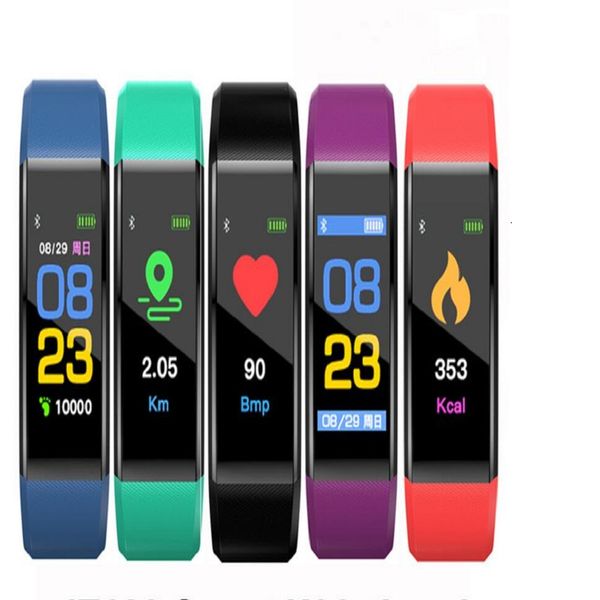 

Id115 plu mart bracelet fitne tracker tep counter activity monitor band heart rate blood pre ure monitor wri tband for iphone android