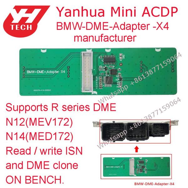 

lastest yanhua acdp dme-adapter x4 / x5 / x7 x8 bench boards pre-sales