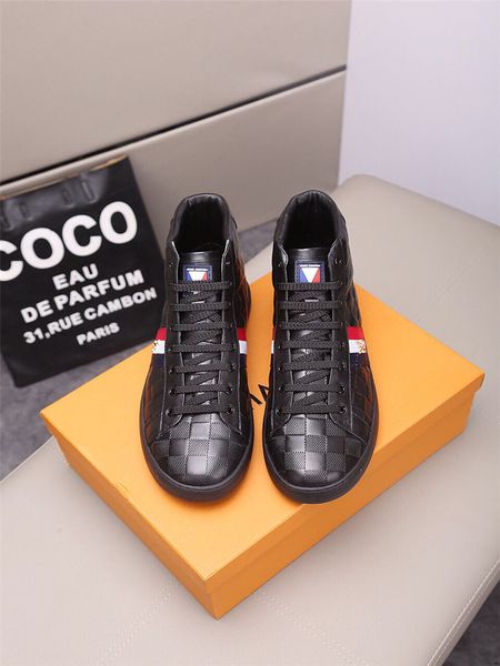 

20ss 2019 весной и осенью high мужская обувь холст непостоянные цвета matching граффити корейской версии trend студентов моды, Black