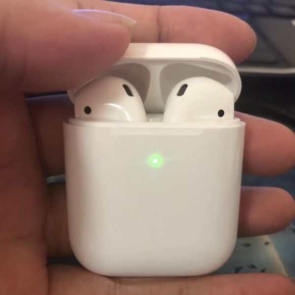 

H1 chip mart en or wirele charging generation 2 bluetooth headphone auto paring earphone with pop up pk airpod 2