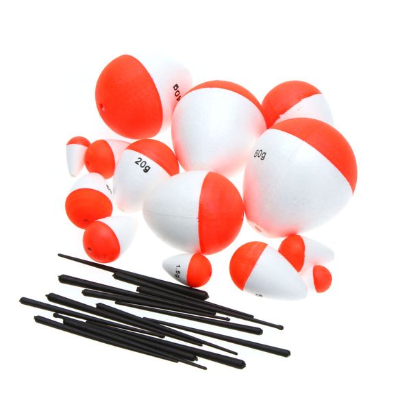 

14pcs fishing floats bobber with sticks pesca tackle fishing floats set for carp