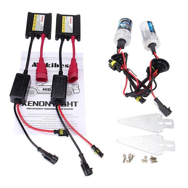 Makibes 10000K H1 DC250 55W 12V Xenon HID Kit Car Farol Xenon Bulb Magro Lastro - Black + Prata