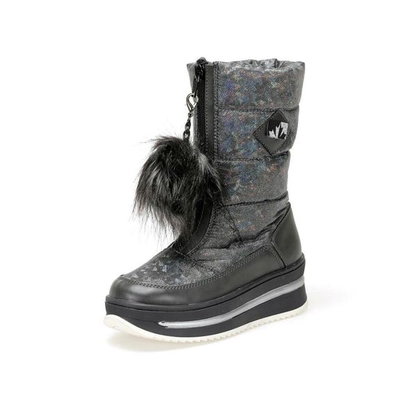 

florence 9pr silver girls children snow boat lumberjack, Black;grey