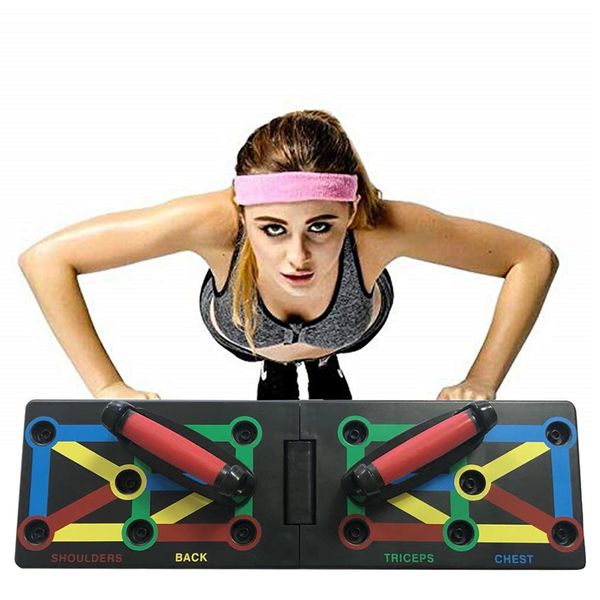

upgrade 12 in 1 push up stands rack foldable board training fitness exercise workout stands stands body building gym equipment
