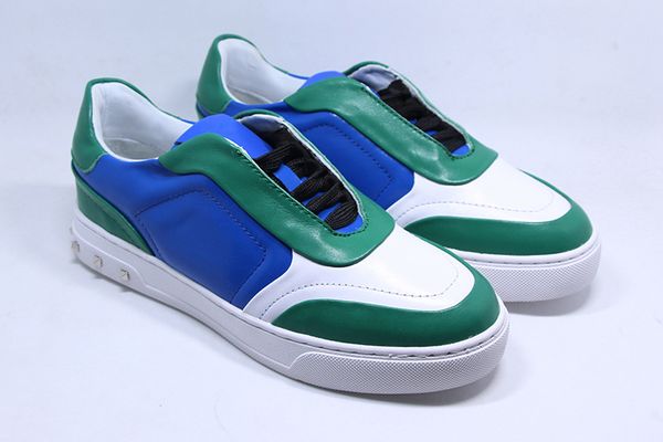 

new color camo suede studded camouflage rock runner sneaker shoes for man stud casual luxury designer shoes sneakers chaussures 38-46, Black