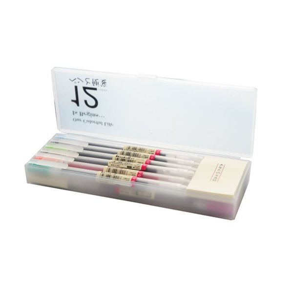 

12 pcs/lot sample style gel pen 0.5mm color ink pen maker school office supply 12 colours