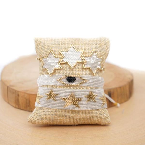 

miyuki bracelet for women trendy jewelry star pulseras mujer moda 2020 turkish evil eye bracelets handmade woven girl gift, Black