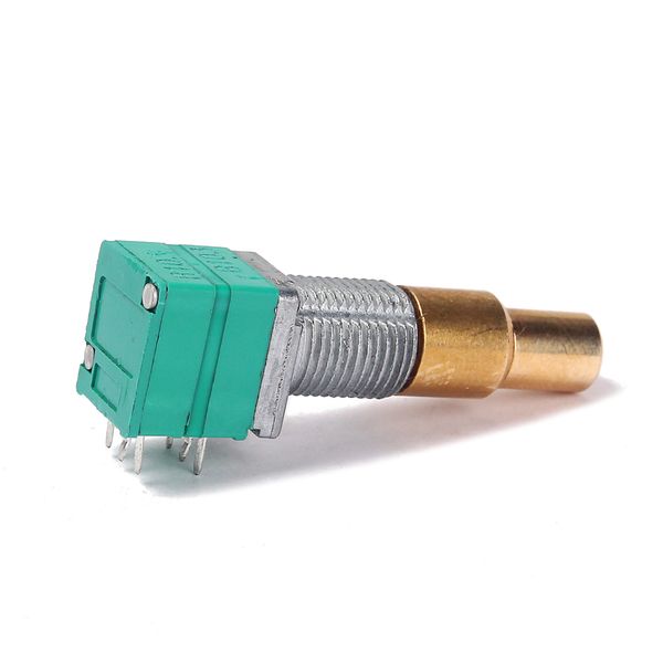 

potentiometer w/ rotary switch knurled shaft b103 + b103 for guitar