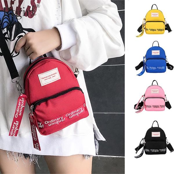 

mini shoulder bags nylon casual street phone mini purse ptgirl zipper purses handbags 2019 new crossbody messenger school bags