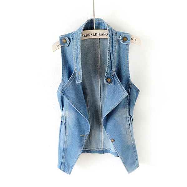 

denim все match комфортная женщины vest solid color тонкий waisted shap женский жилет весна осень outwear одежда mj0015, Black;white