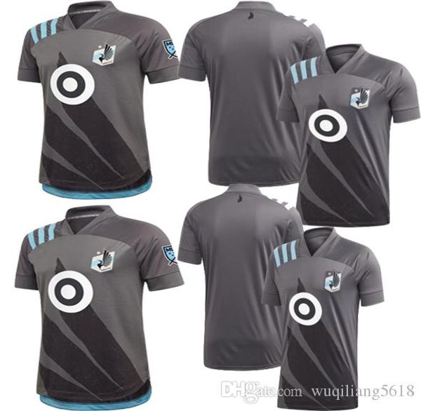 

new 2020 2021 minnesota united fc soccer jerseys home away 20 21 gregus 8 chacon 11 amarilla lod opara metanire mls football shirts thailand, Black;yellow
