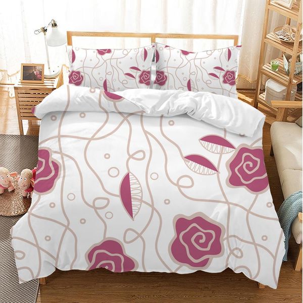 

yimeis duvet cover set flower bedding comfortable full size comforter bedding sets be45016