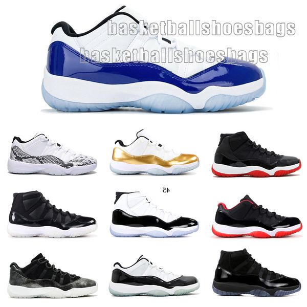 

concord blue men basketball shoes 11 11s jumpman metallic silver low white bred cap and gown emerald mens trainer sports sneakers 1s3f