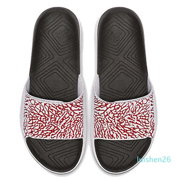 

2020 hydro  v2 fire cracks critical summer beach slippers for flip flops mens outdoors casual slipper al26, Black