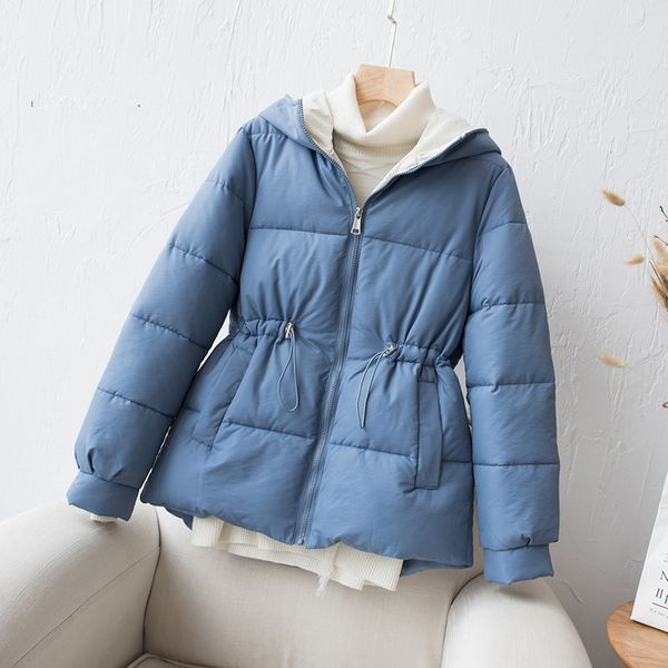 

winter women short parka casual solid jacket slim warm hooded jackets cotton padded sintepon parkas coat for female plus size, Tan;black