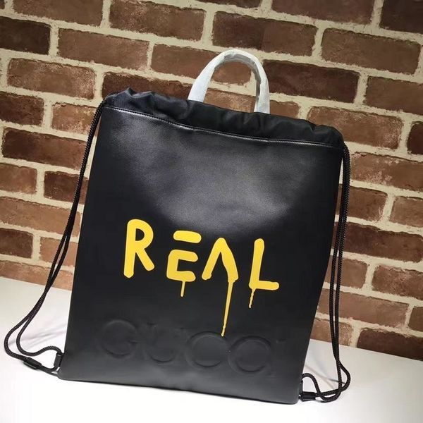 

design letter graffiti shopping tote bag real cowhide leather woman 474210 xl handbag