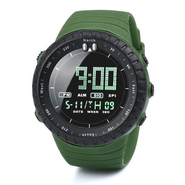 

relogio masculino 2020 vogue new watch men led digital watch men's watches electronic clock sport male reloj hombre *a, Slivery;brown