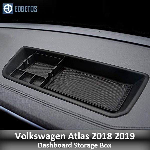 

edbetos for atlas 2018 2019 center console dashboard storage box organizer holder tray phone holder