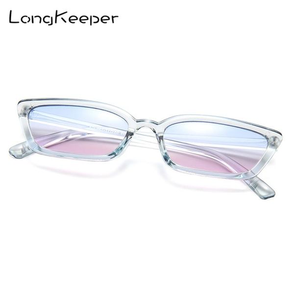 

longkeeper woman classic triangle cat's eye sunglasses women's fashion new 2020 master design brand gafas de sol, White;black