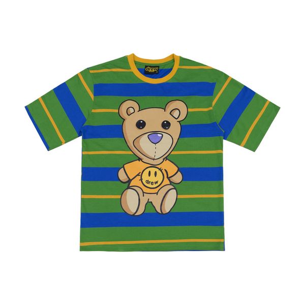 

hip hop t shirt mens designer summer tees luxury bear pattern smile face brand t-shirt street singer clothes 2020 new, White;black