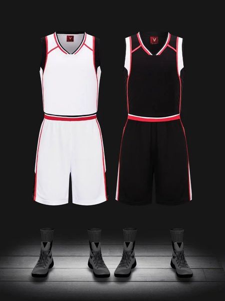 

discount men training basketball sets with shorts uniforms reversible basketball jerseys for that home and away look kits sports 27-10, Blue;black