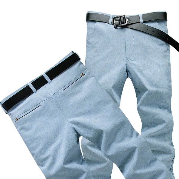 

2020 new spring autumn jogger pants men slim fit business fashion cargo pants men casual mens pantalon hombre, Black