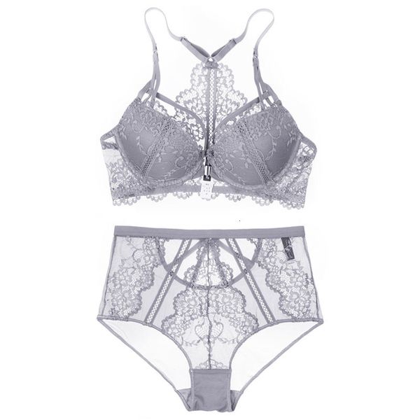 

sexy bra set lace цветочные lingerie передняя закрытие бюстгальтера backless белье push up brassiere sexy высокой талией трусы для женщин, Red;black