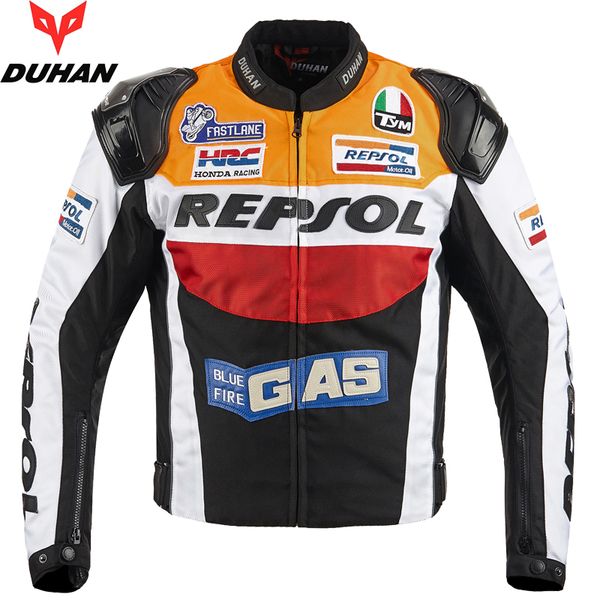 

brand duhan motorcycle jackets moto gp repsol motorbike racing jacket oxford riding jersey