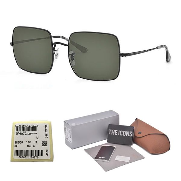 

Brand Design Big Frame glass lens Shades Oversized Sunglasses Square Vintage Women men Fashion Sun Glasses Oculos De Sol with Retail box