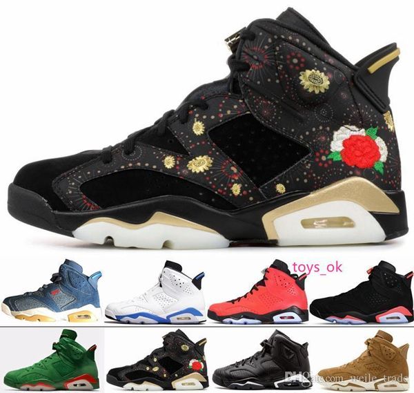 

6 мужская верхняя 6с баскетбол обувь зеленый карминный замша энергетика унк инфракрасного спорт дизайнер синий 2019 6с тренеров корзины крос