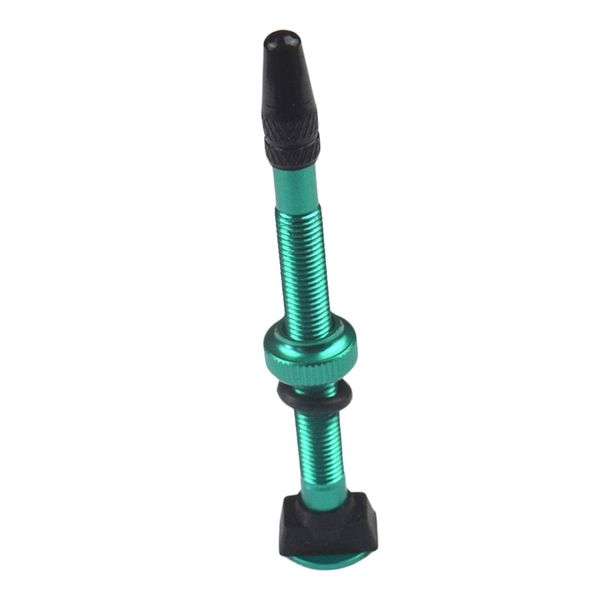 

60mm green road bike tubeless tires presta valves core vacuum-nozzle