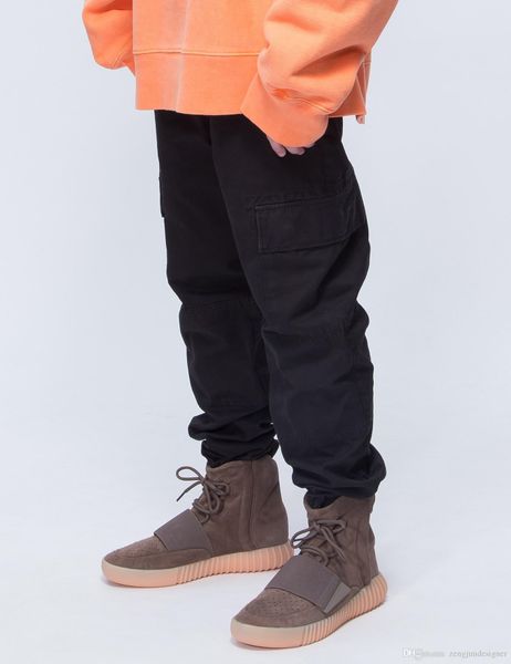 

style mens fashion designer long pants loose zipper fly homme clothing hip hop pencil casual apparel, Black