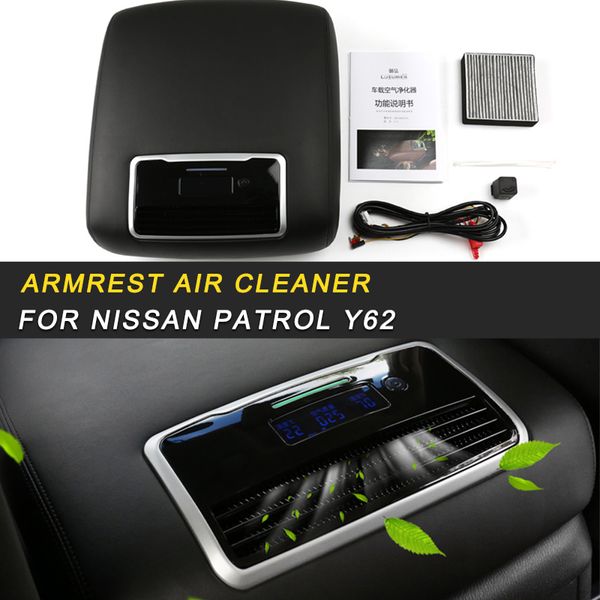 

central armrest air cleaner interior accessories for y62 auto car-styling