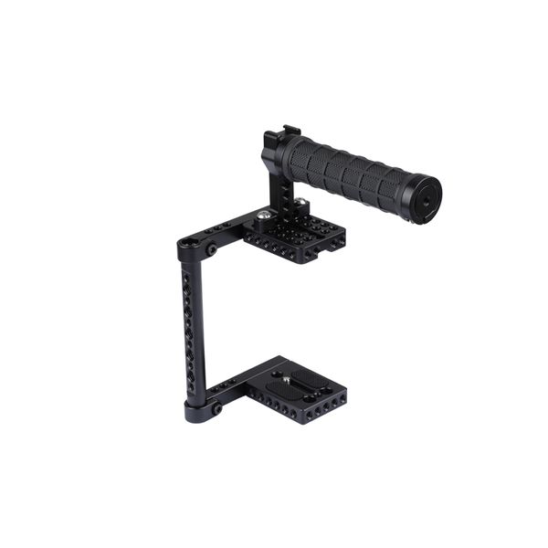 

camvate universal camera cage rig with tripod mount baseplate for canon nikon sony panasonic item code: c2019