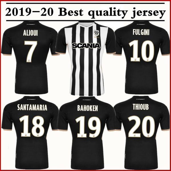 

2019 2020 maillots angers sco santamaria soccer jerseys 100ans maillots de foot manceau capelle homas alioui mathias lage football shirt, Black;yellow