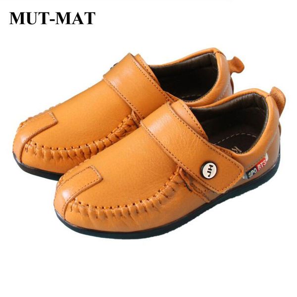 

2019 детская обувь для мальчиков обувь из кожи дышащий нескользящей мягкое дно новых мальчиков, Black;grey