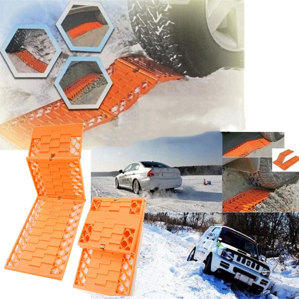 

2pcs/set trucks snow chains for wheels car foldable anti-skid plat mud tires protection chain automobiles roadway safety accessories