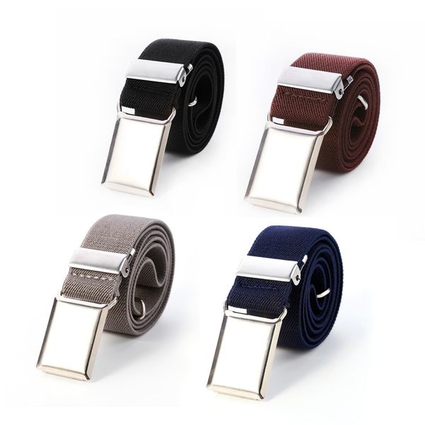 

children's adjustable elastic belt stretching boys and girls, Silver