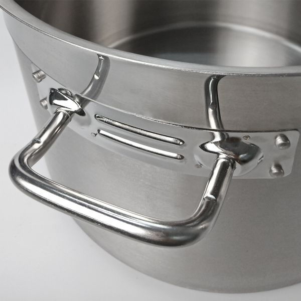 

stainless steel chicken barrel with handles and lid new deep stock pot for l restaurant